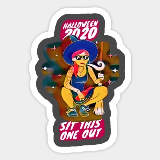 Halloween 2020, sit this one out Sticker